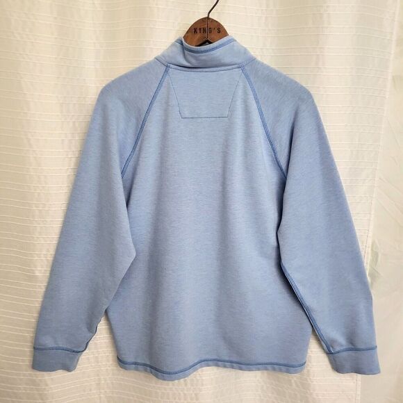 Tommy Bahama 1/4 Zip Pullover Lightweight Cobalt Blue Men's Size S - Picture 2 of 7